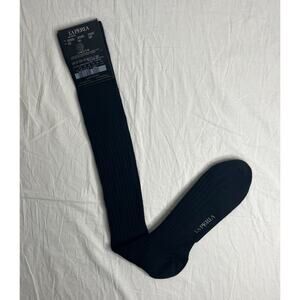 4-29 LA PERLA Socks Cashmere Silk Black Size 12/Large
